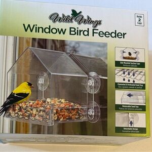 Clear Window Bird Feeder